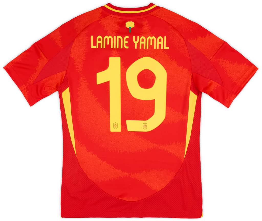 2024-25 Spain Home Shirt Lamine Yamal #19 (KIDS)