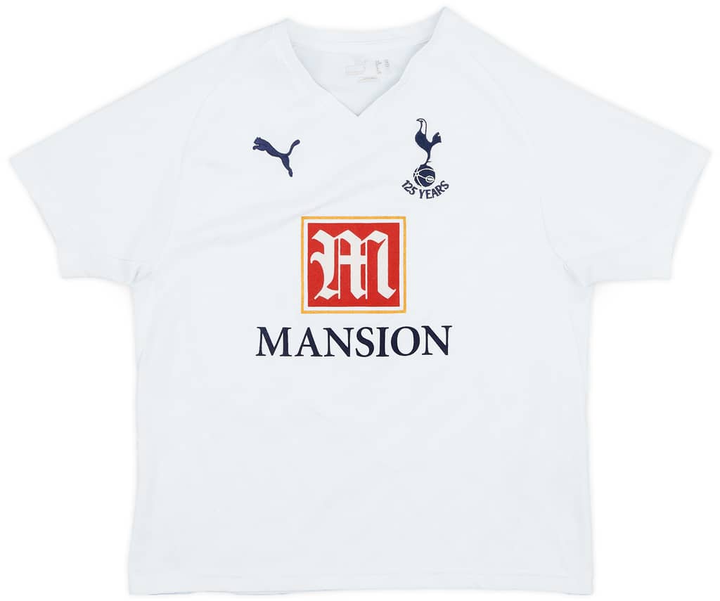 2007-08 Tottenham Home Shirt - 8/10 - (M.Boys)