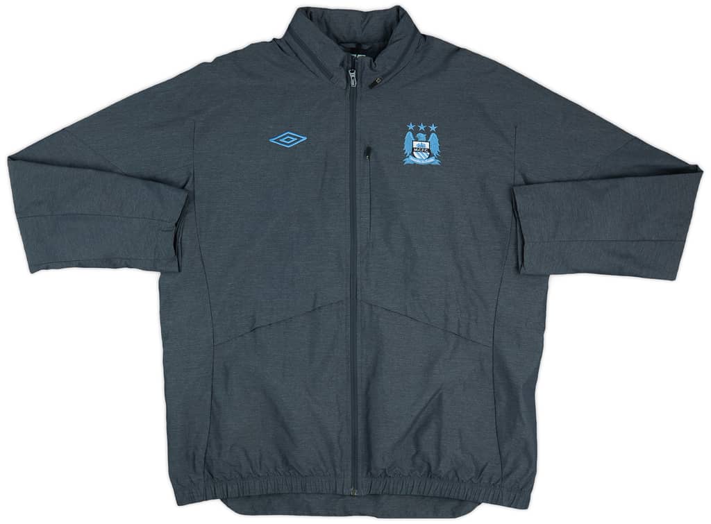 2012-13 Manchester City Umbro Hooded Rain Jacket - 8/10 - (XXL)