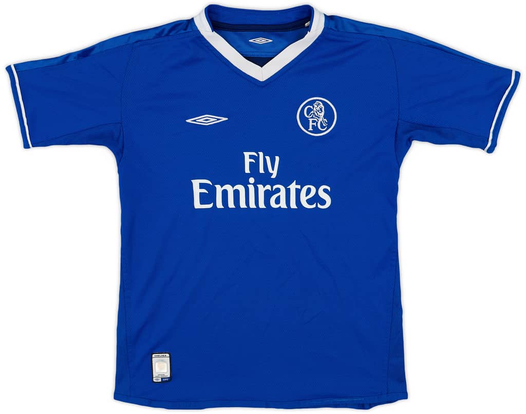 2003-05 Chelsea Home Shirt - 8/10 - (M.Boys)