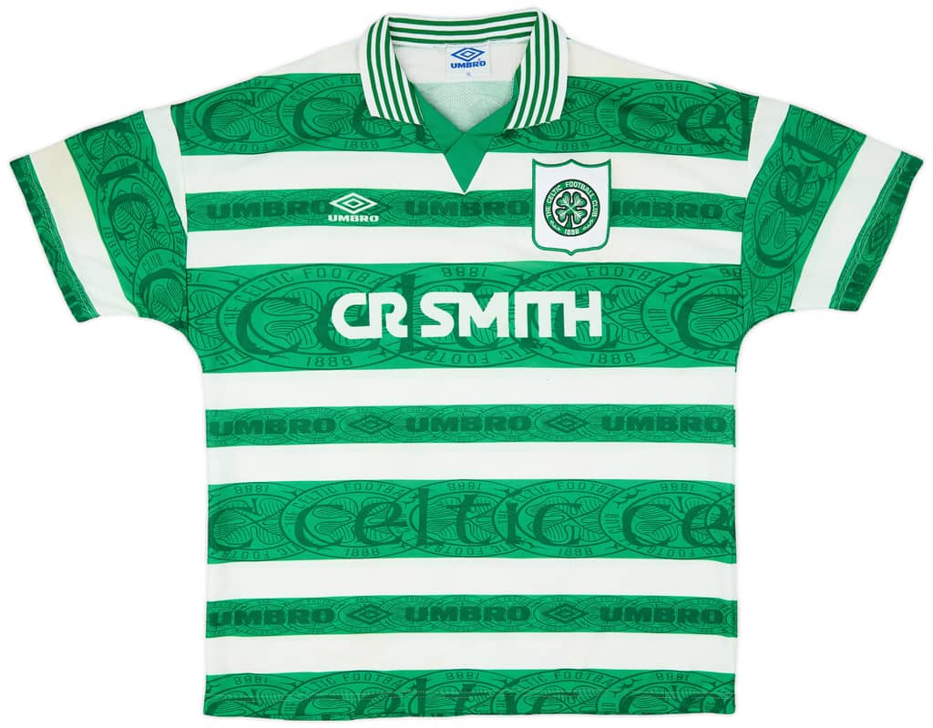 1995-97 Celtic Home Shirt - 7/10 - (XL)