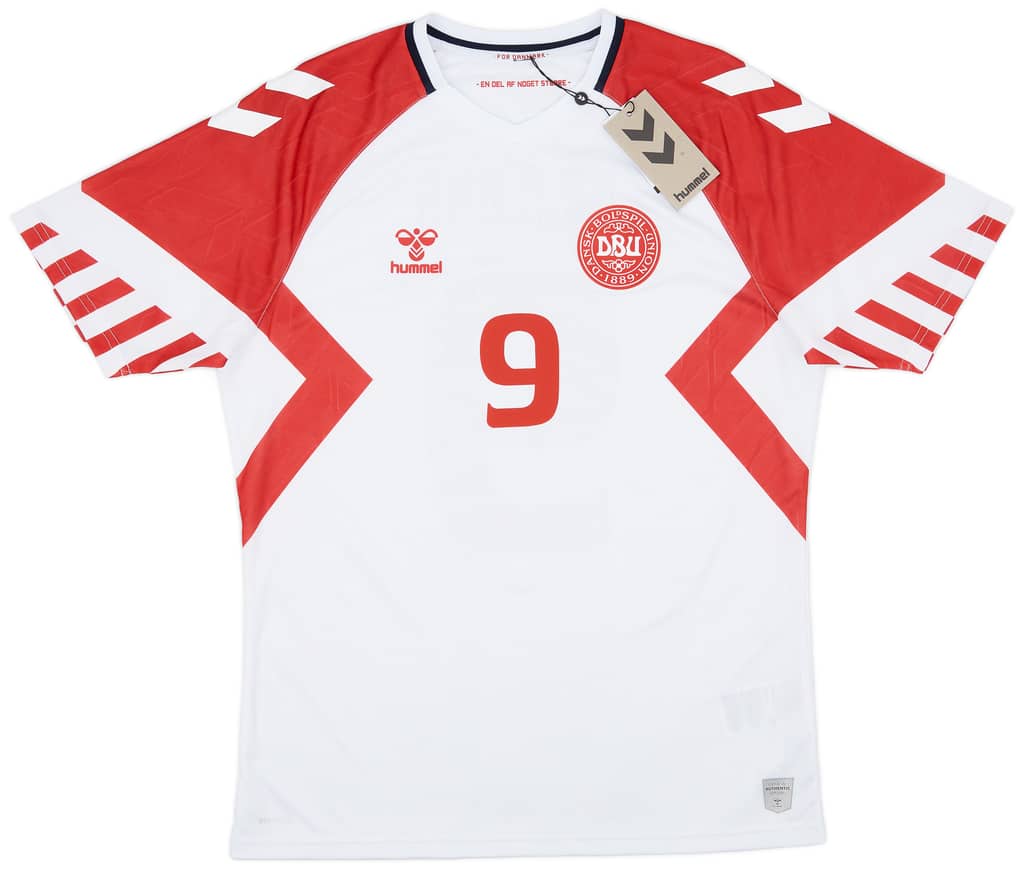 2023-24 Denmark Away Shirt Hojlund #9