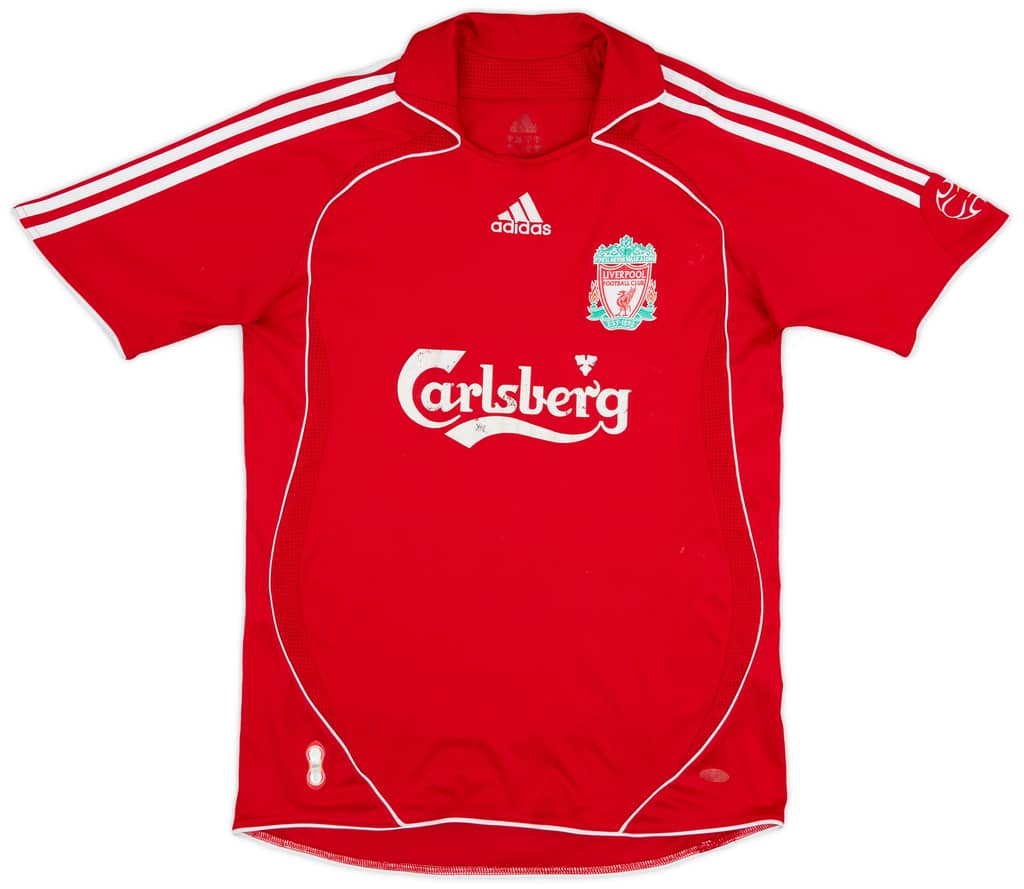 2006-08 Liverpool Home Shirt Gerrard #8 - 5/10 - (S)