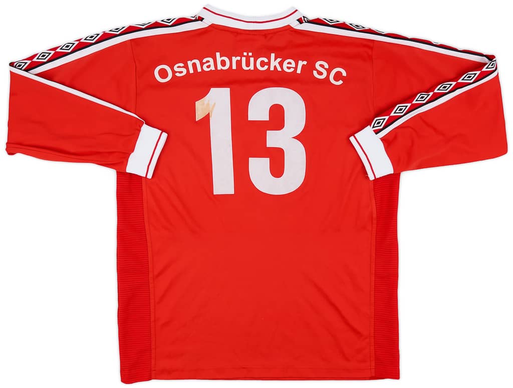 1990s Umbro Template L/S Shirt (Osnabrucker SC) #13 - 7/10 - (S)