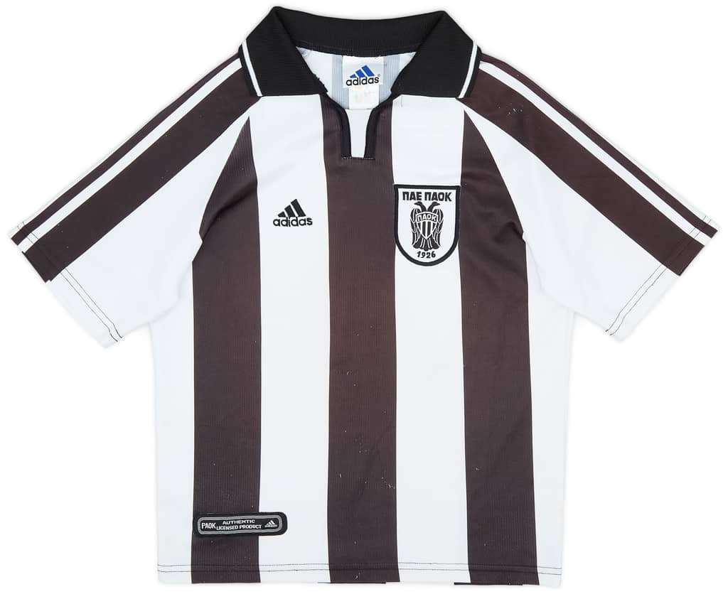 2001-02 PAOK Home Shirt - 8/10 - (M.Boys)
