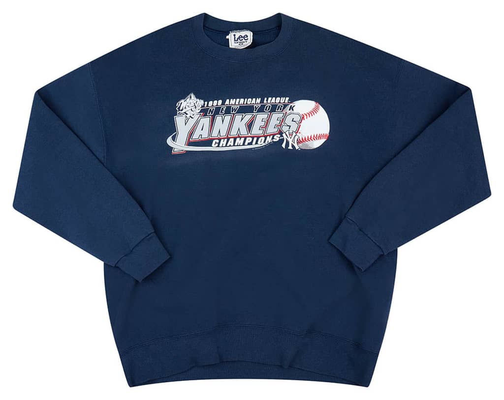 1999 New York Yankees AL Champions Lee Sport Sweat Top XL