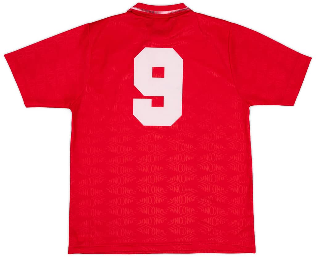 1992-93 Ancona Match Worn Home Shirt #9 (Agostini)