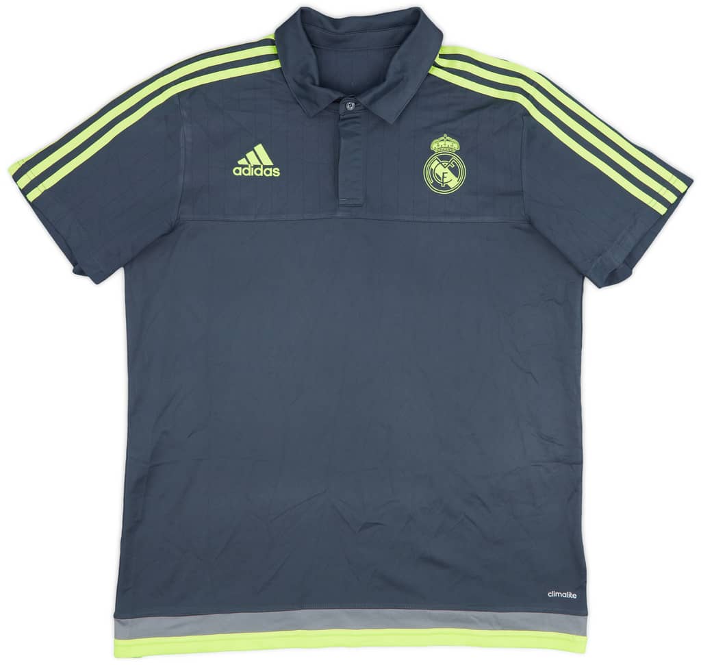 2015-16 Real Madrid adidas Polo Shirt - 9/10 - (L)