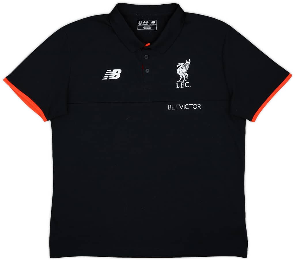 2015-16 Liverpool New Balance Polo Shirt - 9/10 - (XL)