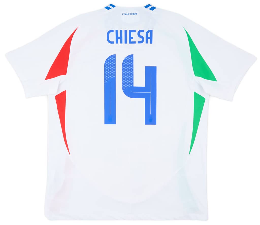 2024-25 Italy Authentic Away Shirt Chiesa #14