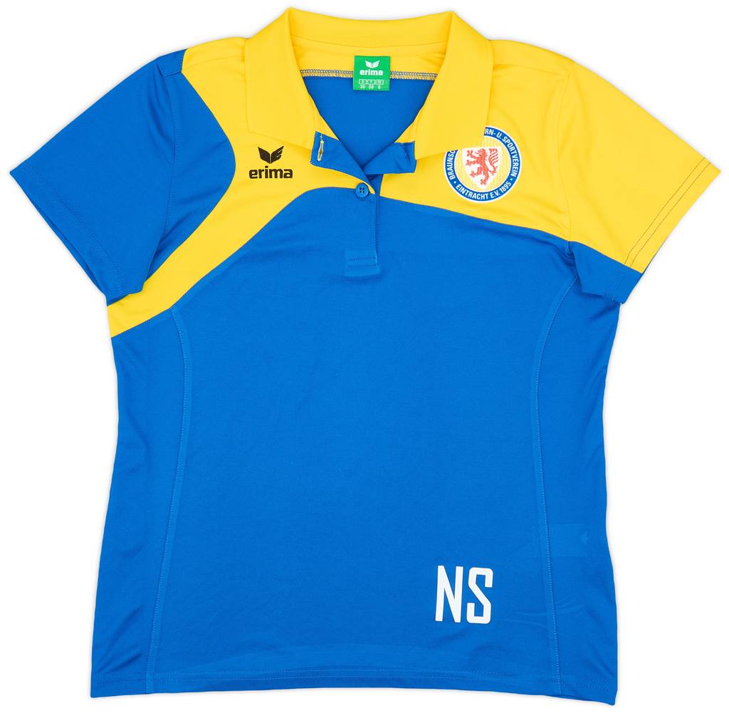 2017-18 Eintracht Braunschweig Staff Issue Erima Polo Shirt NS - 9/10 - (Women's S)
