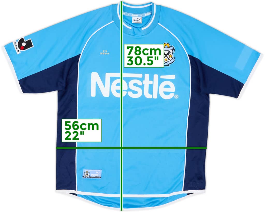 2002 Jubilo Iwata Home Shirt - 9/10 - (L)