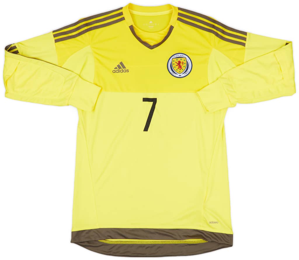 2016 Scotland Authentic GK Shirt #7 - 8/10 - (M)