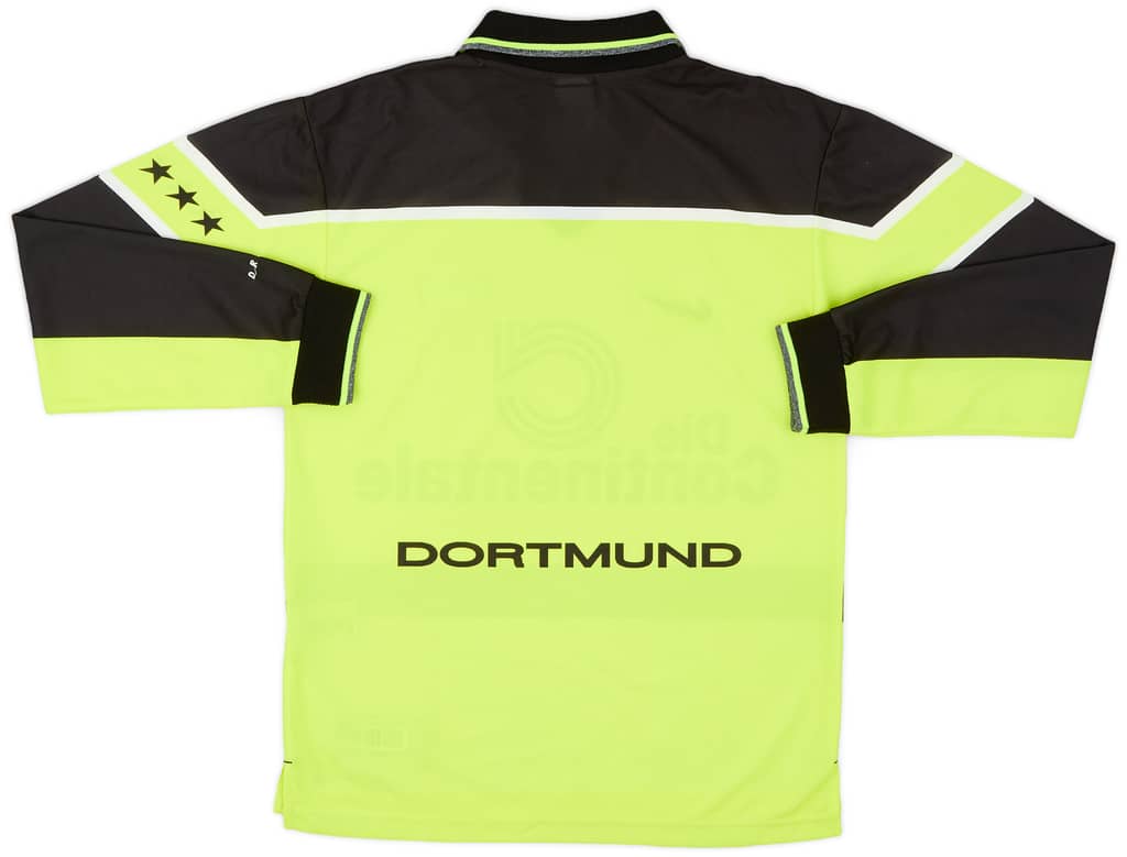 1997-98 Borussia Dortmund Home L/S Shirt - 9/10 - (S)