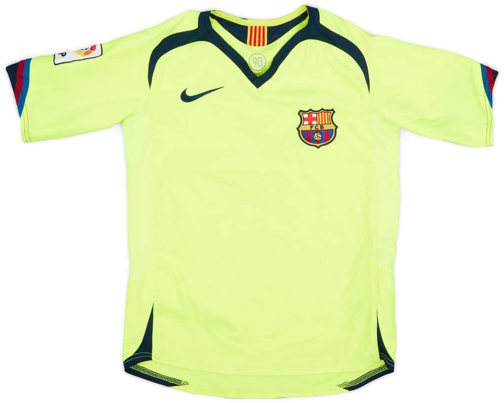 2005-06 Barcelona Away Shirt - 6/10 - (S.Boys)