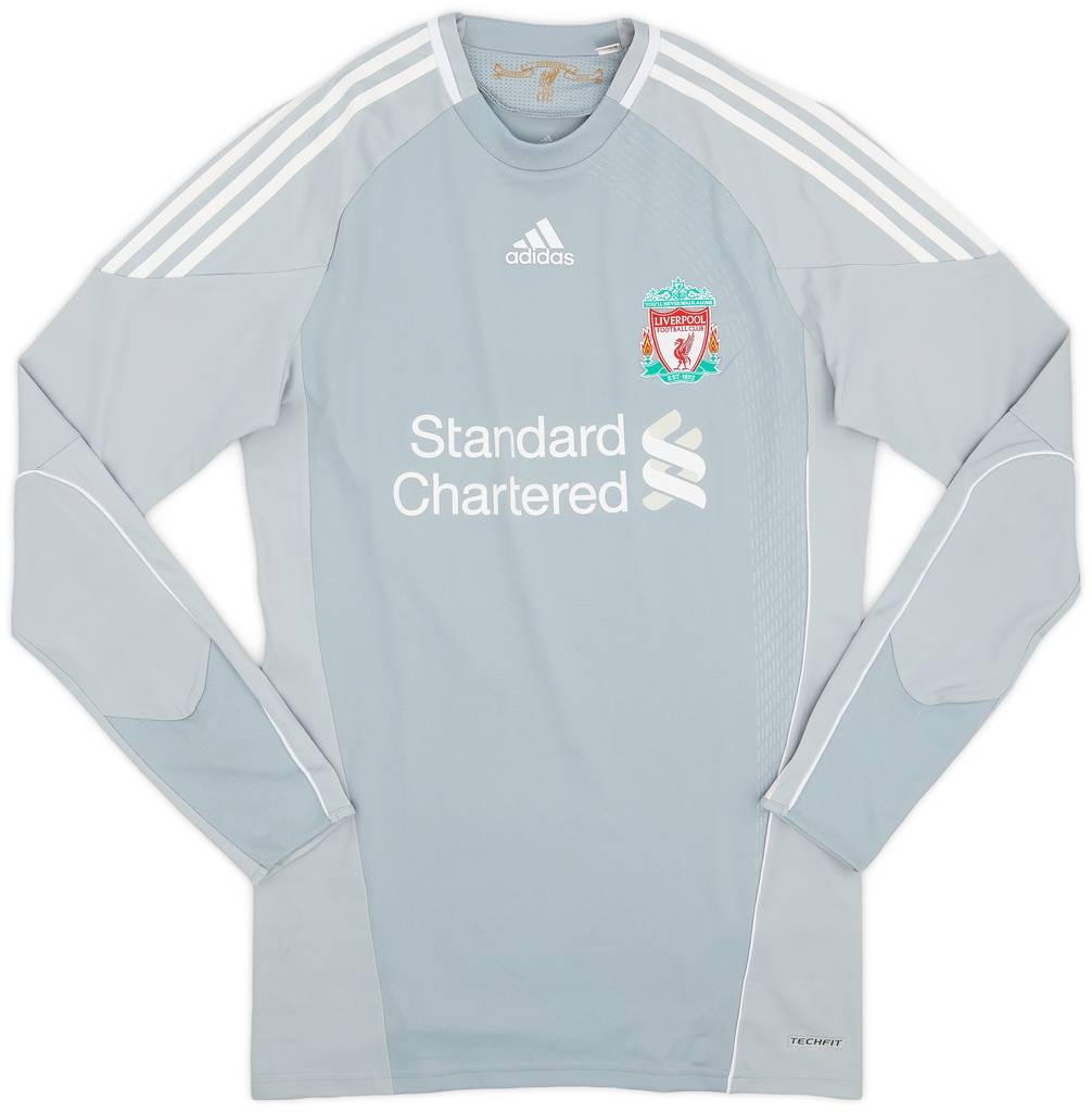 2010-12 Liverpool Player Issue TechFit GK Shirt - 7/10 - (XL)