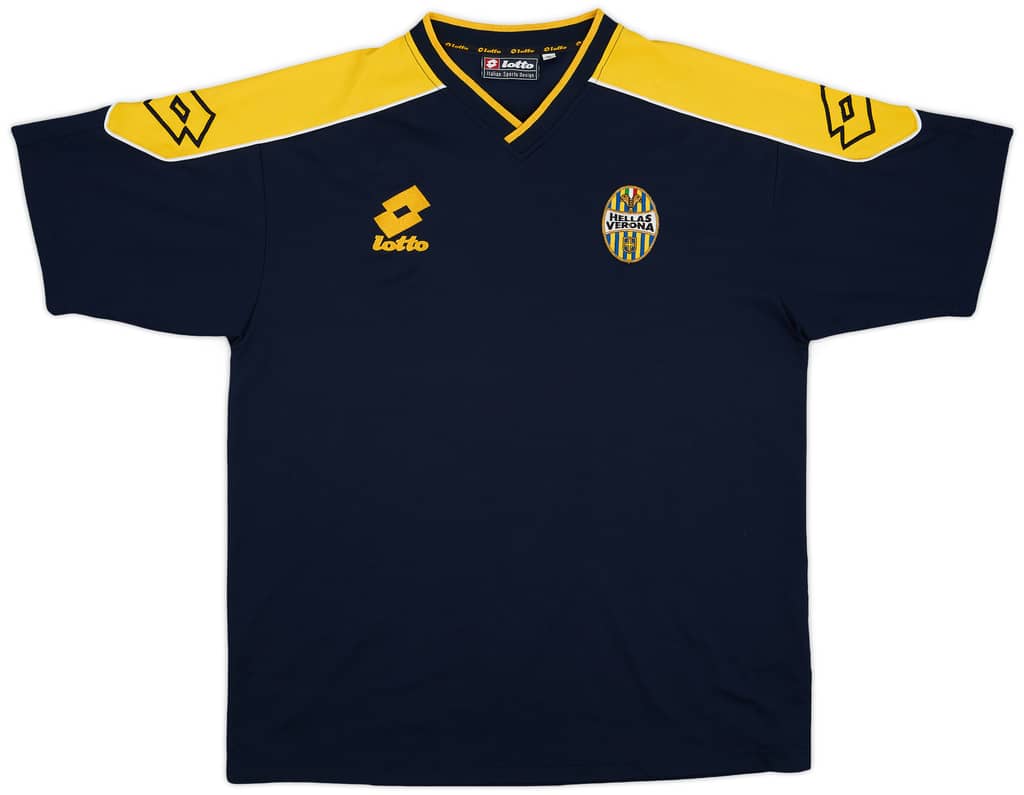 2000-02 Hellas Verona Lotto Training Shirt - 7/10 - (XL)