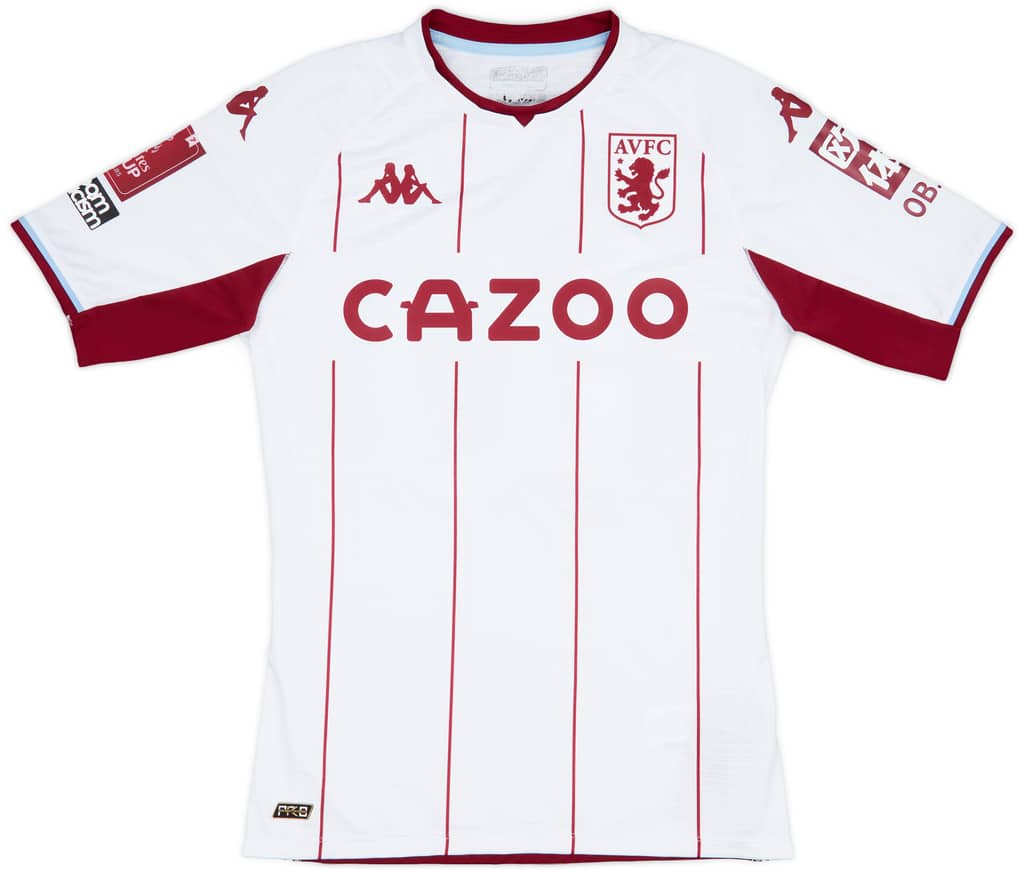 2021-22 Aston Villa Match Issue FA Cup Away Shirt Buendia #10