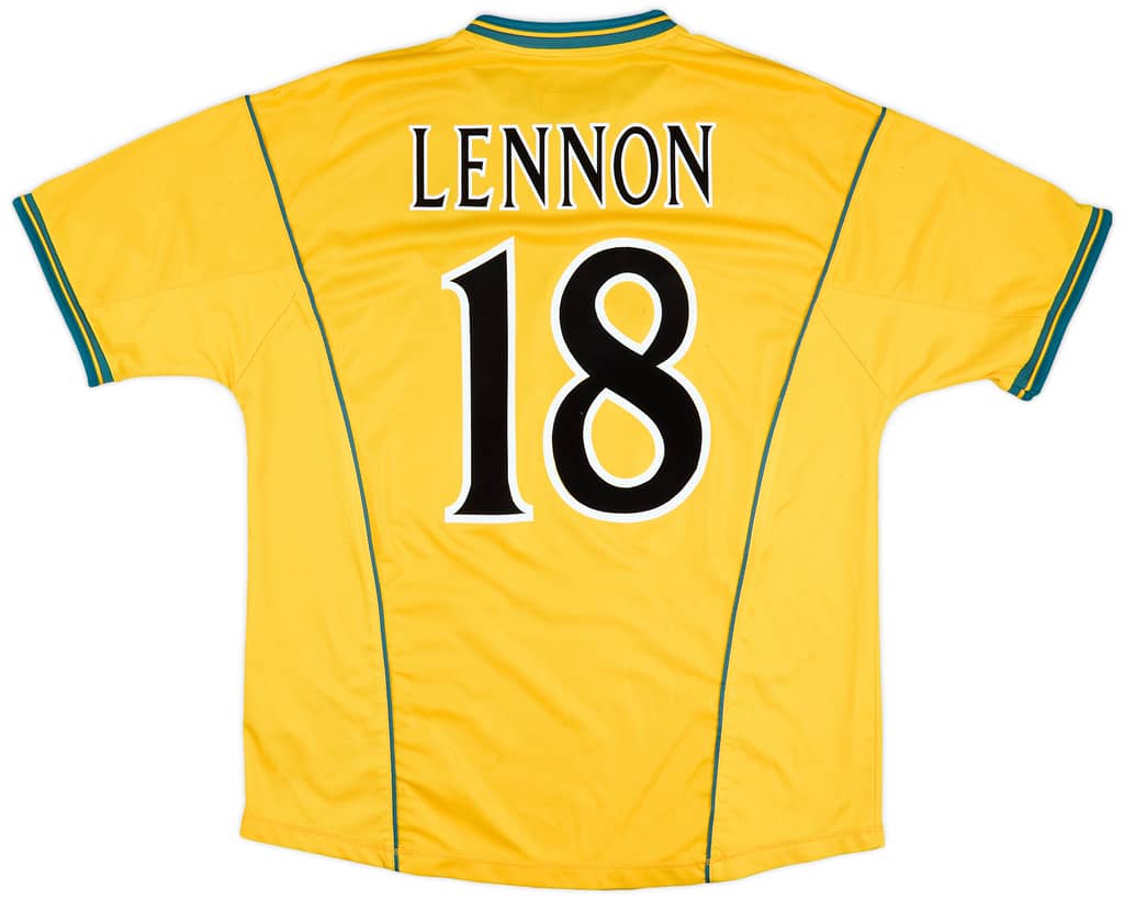 2000-02 Celtic Away Shirt Lennon #18 - 6/10 - (XL)