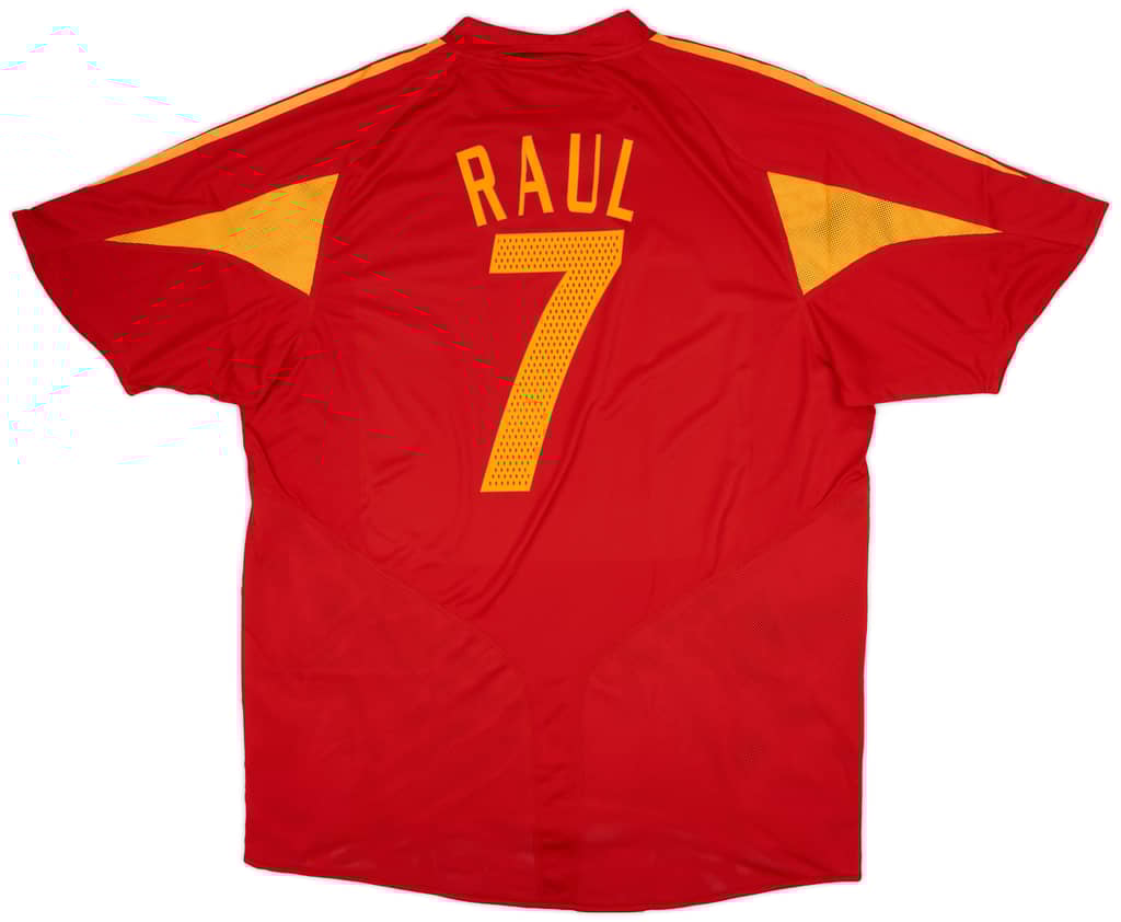 2004-06 Spain Home Shirt Raul #7 (XL)