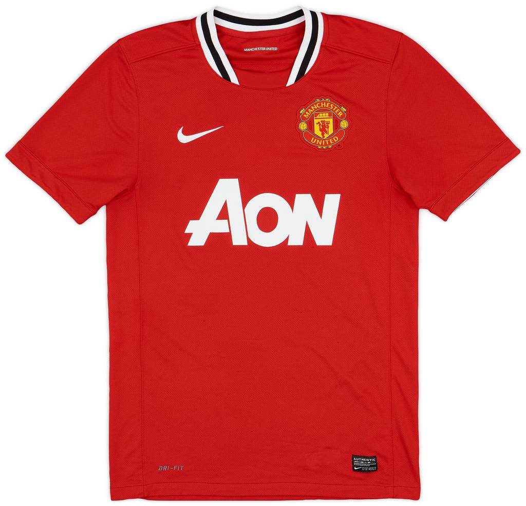 2011-12 Manchester United Home Shirt Cleverley #23 - 5/10 - (S)