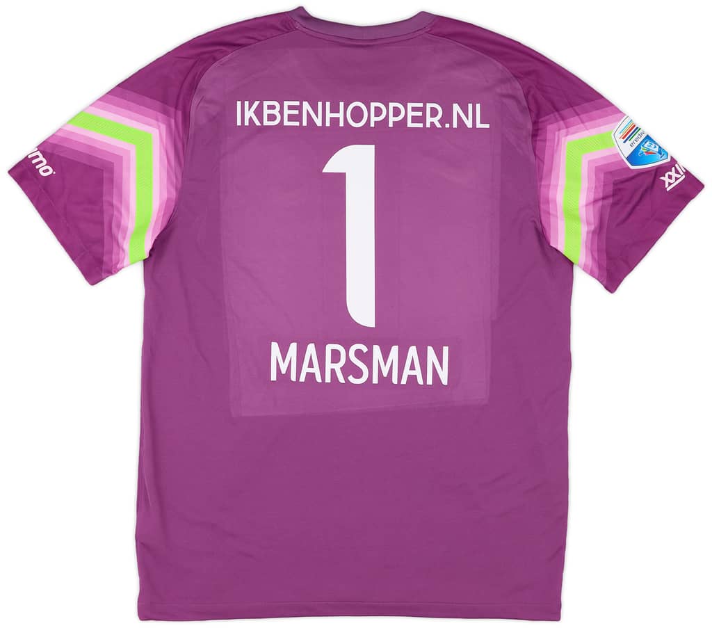 2014-15 FC Twente Match Issue GK Shirt Marsman #1