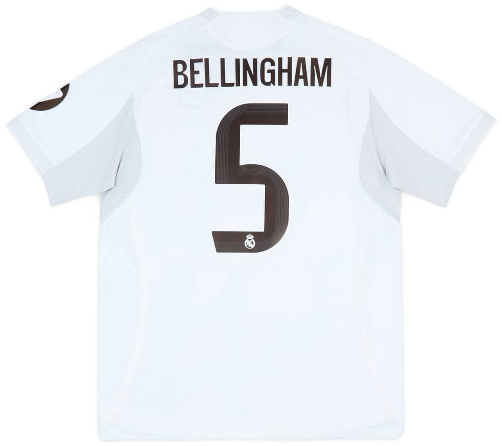 2025-26 Real Madrid Maillot Domicile Authentique Bellingham #5