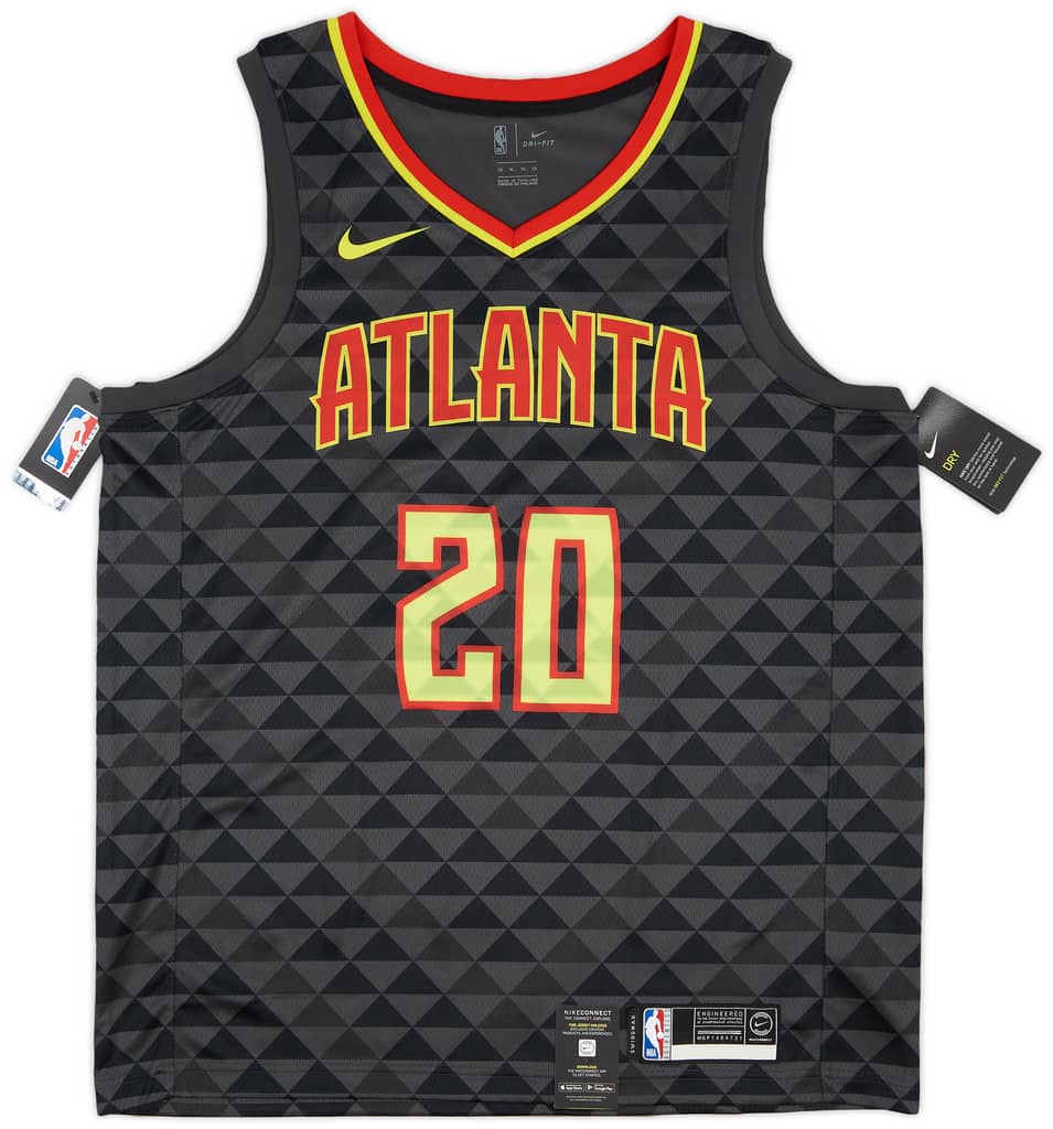2017-20 Atlanta Hawks Collins #20 Nike Swingman Away Jersey (XL)
