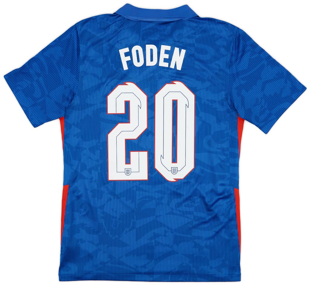 2020-21 England Away Shirt Foden #20 - 10/10 - (S)