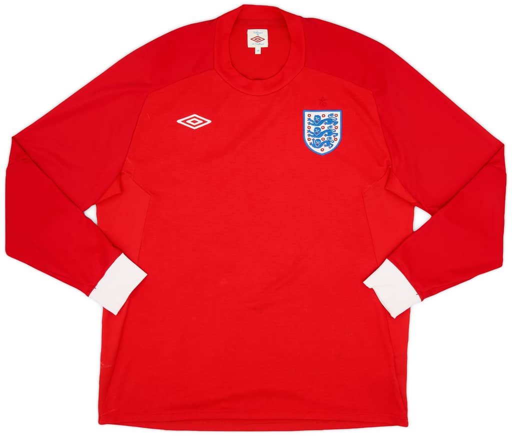 2010-11 England Away L/S Shirt - 7/10 - (XL)