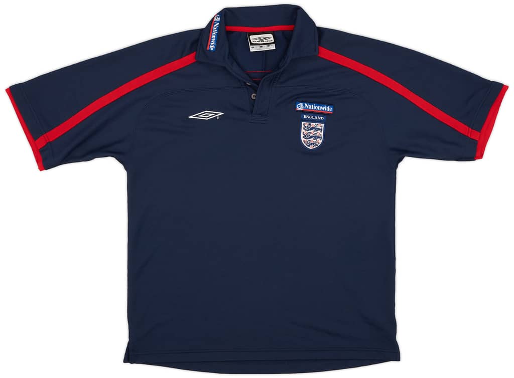 2002-03 England Umbro Polo Shirt - 9/10 - (L)