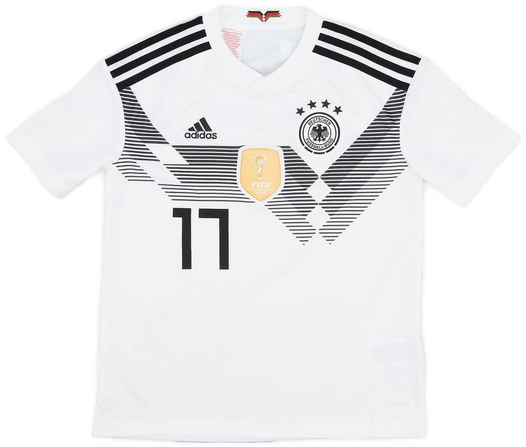 2018-19 Germany Home Shirt #17 - 8/10 - (M.Boys)