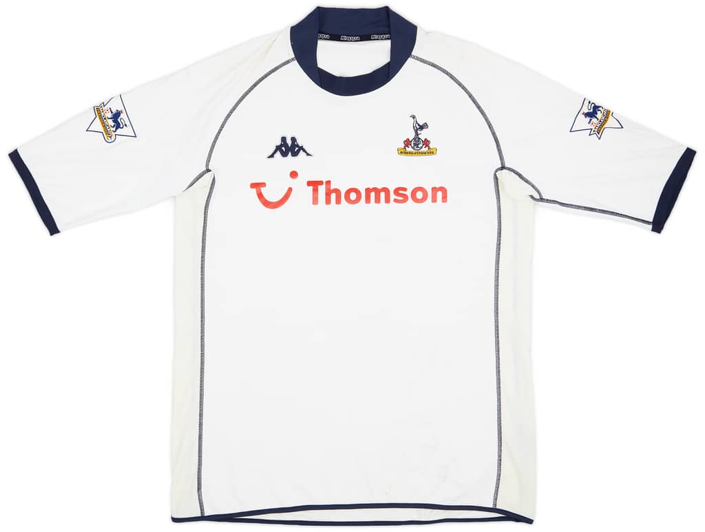2003-04 Tottenham Match Issue Signed Home Shirt Redknapp #15