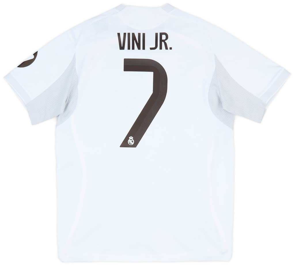 2025-26 Real Madrid Maillot Domicile Authentique Vini Jr. #7