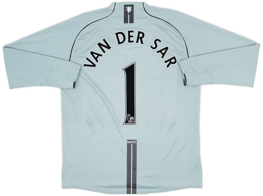 2007-08 Manchester United Player Issue GK Shirt Van Der Sar #1 - 8/10 - (XL)