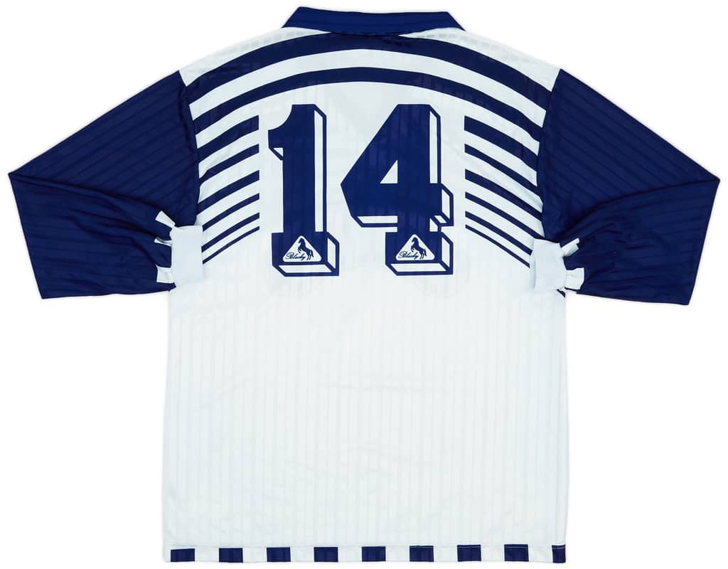 1990-92 FC Colombier Match Issue Away Shirt #14