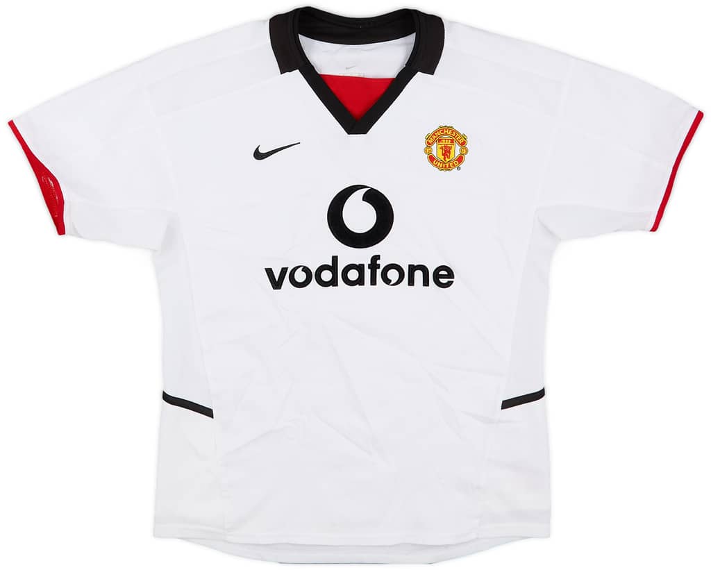2002-03 Manchester United Away Shirt - 7/10 - (M.Boys)