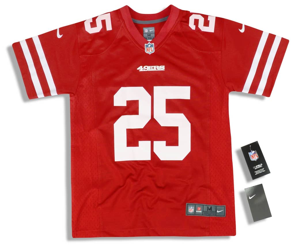 2018 San Francisco 49ers Sherman #25 Nike Game Jersey (Home) Y - W/Tags
