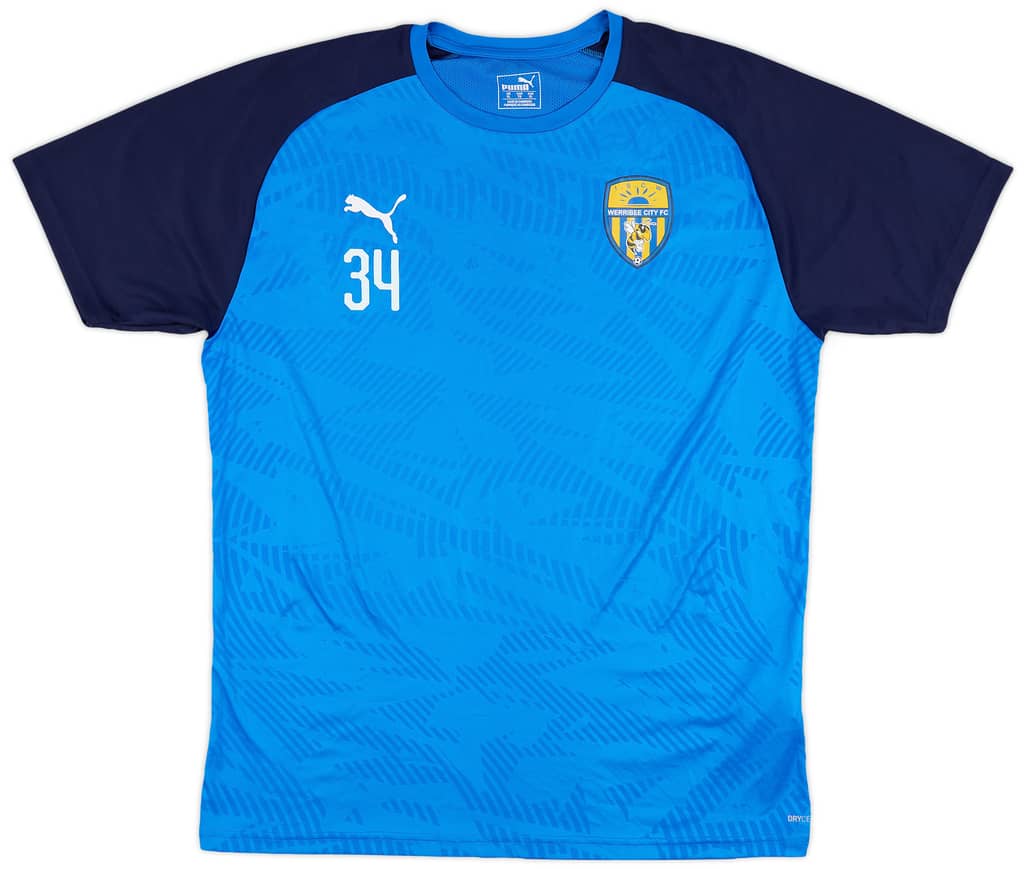 2018 Werribee City Player Issue Puma Training Shirt #34 - 10/10 - (XL)