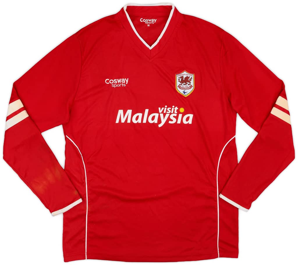 2014-15 Cardiff Home/Away L/S Shirt - 5/10 - (M)