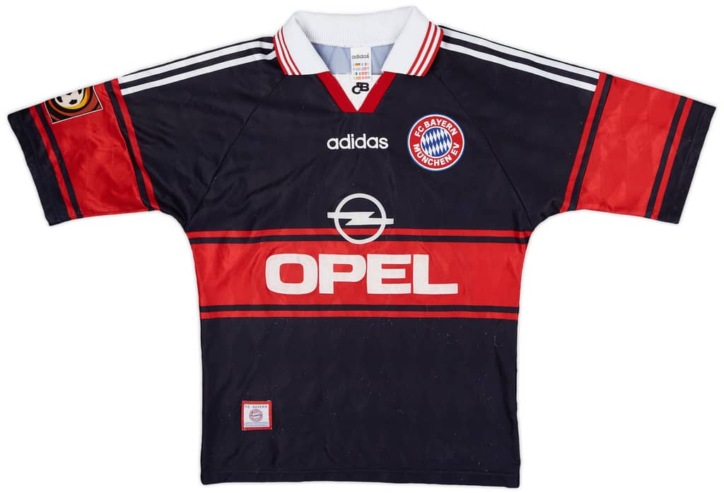 1997-99 Bayern Munich Home Shirt Elber #9 - 9/10 - (S)