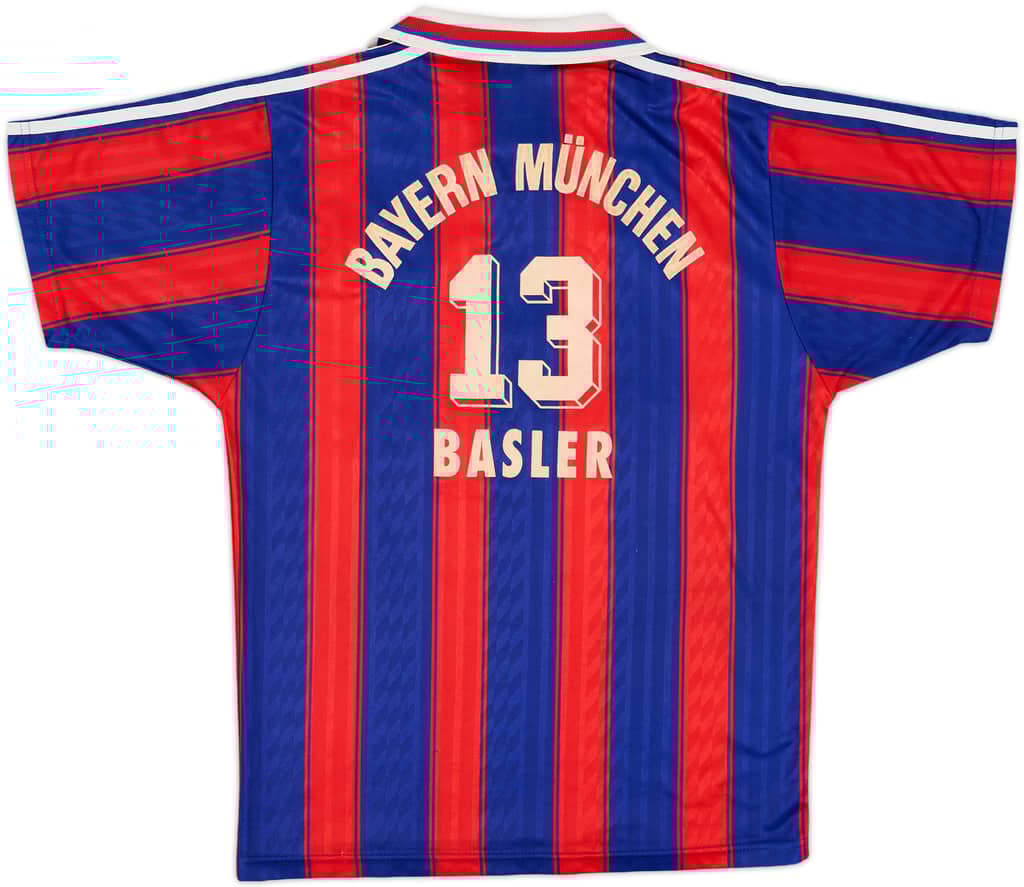1995-97 Bayern Munich Home Shirt Basler #13 - 6/10 - (S)