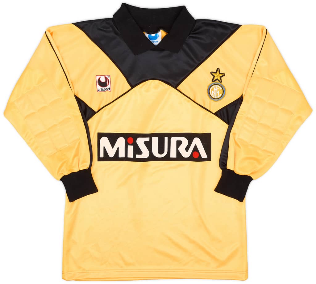 1990-91 Inter Milan GK Shirt #1 - 9/10 - (S)