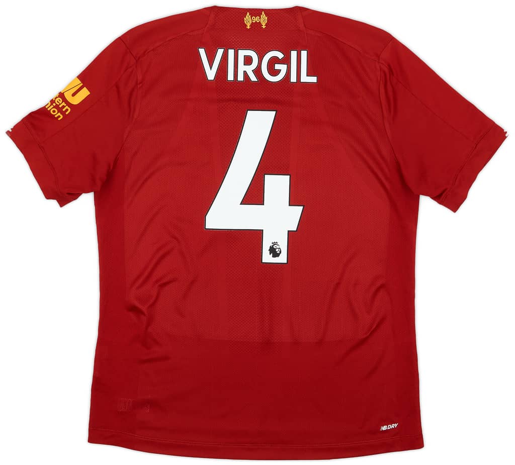 2019-20 Liverpool Home Shirt Virgil #4 - 5/10 - (S)