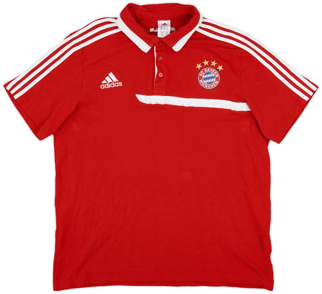 2013-14 Bayern Munich adidas Polo Shirt - 9/10 - (XXL)