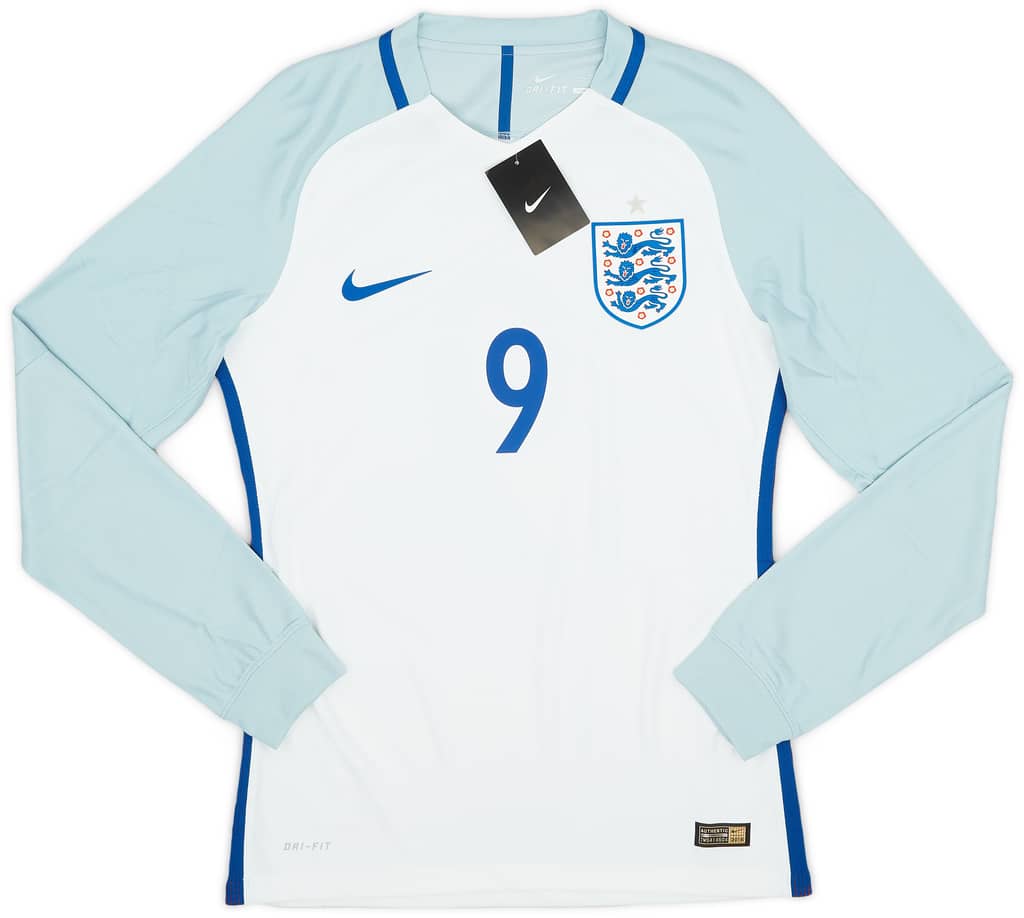 2016-17 England Player Issue Home L/S Shirt Kane #9 (M)