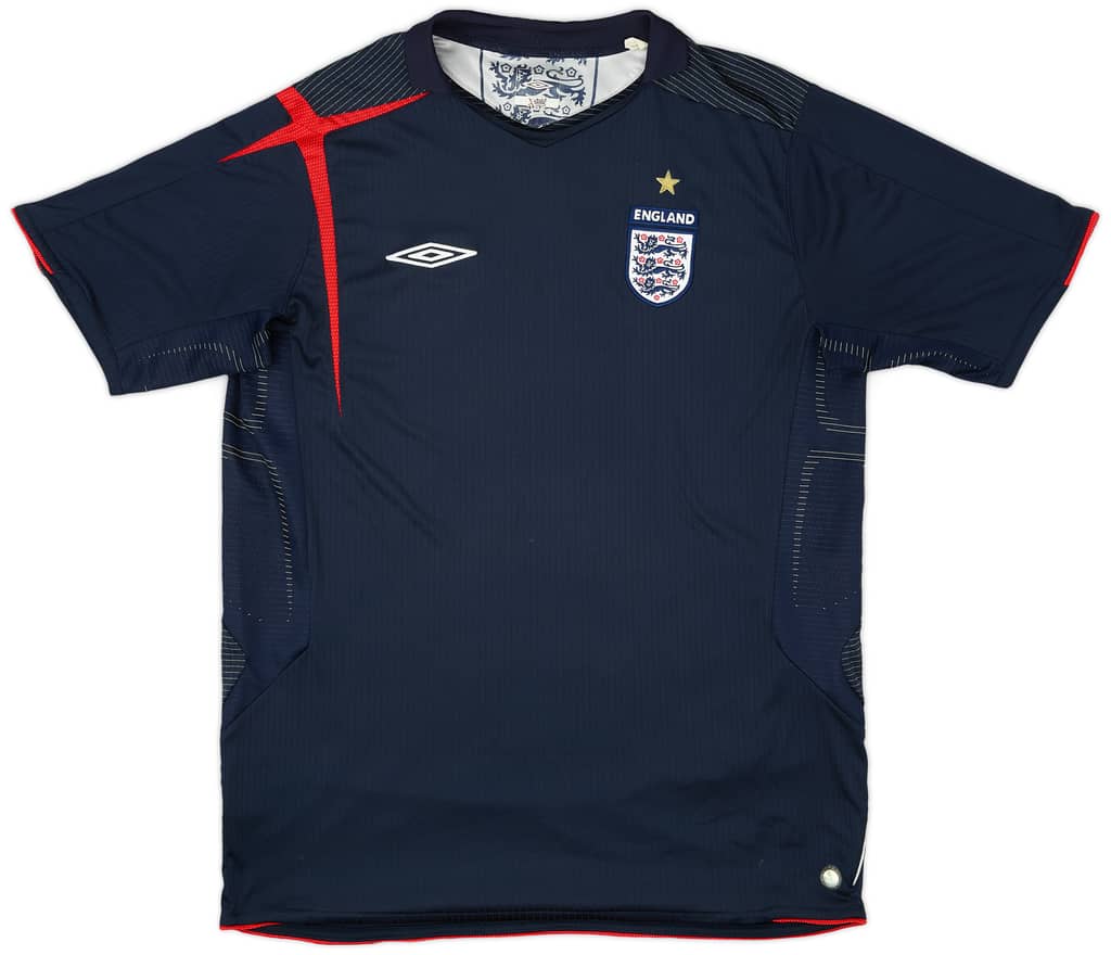 2005-06 England GK S/S Shirt - 9/10 - (L)