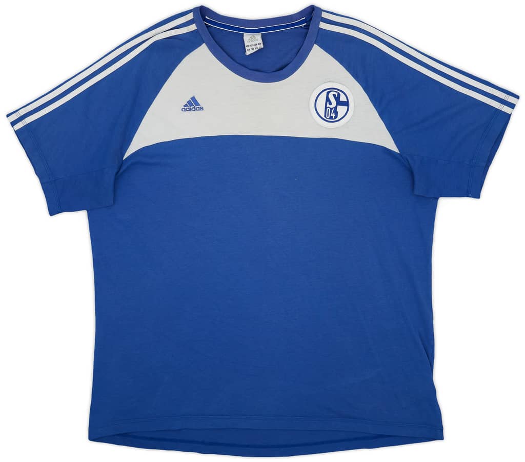 2012-13 Schalke adidas Cotton Tee - 5/10 - (XXL)