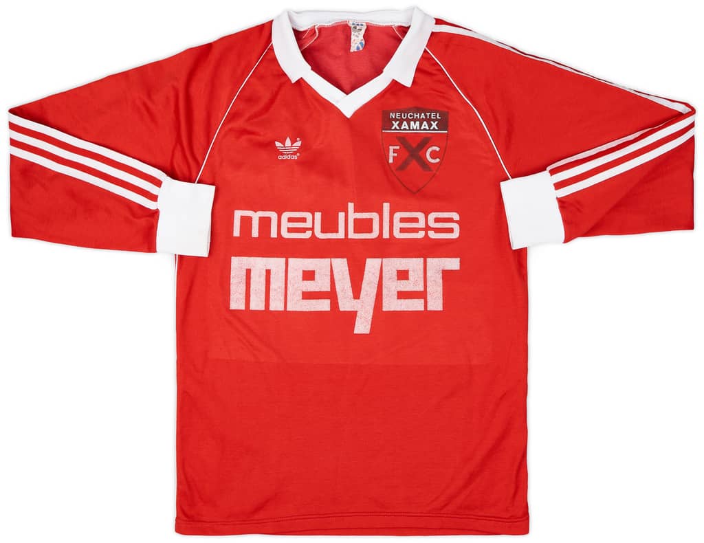 1980-82 Neuchatel Xamax Home L/S Shirt - 8/10 - (M)