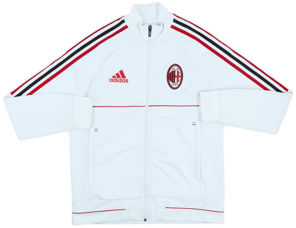 2017-18 AC Milan adidas Track Jacket - 8/10 - (L.Boys)